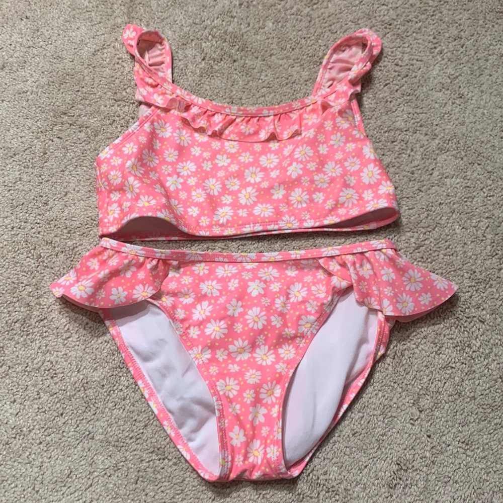 girls size 10-12 pink bikini